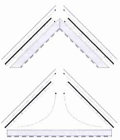 Ecran souple de sous toiture posé tendu sur support continu (platelage bois) avec lame d'air ventilée en sous-face